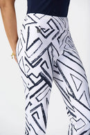 Joseph Ribkoff Geometric Print Silky Pull-On Pants-241271