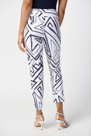 Joseph Ribkoff Geometric Print Silky Pull-On Pants-241271