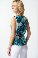 Joseph Ribkoff Vanilla Multi Top-242177