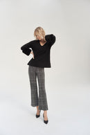Joseph Ribkoff Jacquard Knit Abstract Print Pants-JR-243047