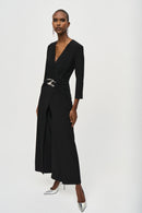 Joseph Ribkoff Sliky Knit Wrap Jumpsuit-JR-243079