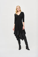 Joseph Ribkoff Silky Knit Handkerchief Dress-JR-243092