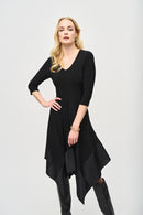 Joseph Ribkoff Silky Knit Handkerchief Dress-JR-243092