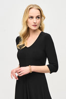 Joseph Ribkoff Silky Knit Handkerchief Dress-JR-243092
