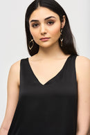 Joseph Ribkoff Satin Straight Sleeveless Top-JR-243110