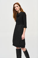Joseph Ribkoff Jacquard Silky Knit Cocoon Dress-243114F25