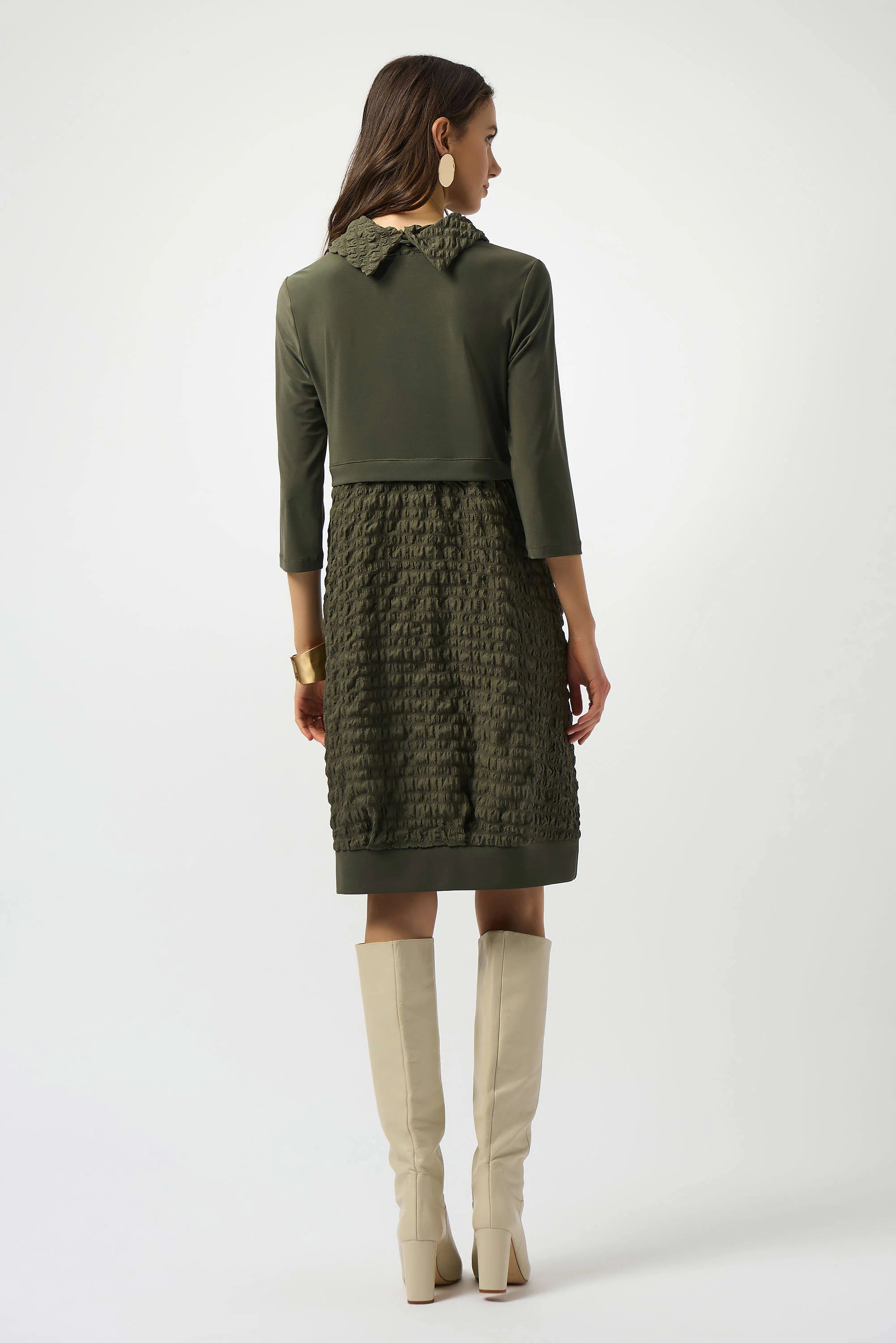 Joseph Ribkoff Jacquard Silky Knit Cocoon Dress-243114F25