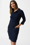 Joseph Ribkoff Jacquard Silky Knit Cocoon Dress-243114F25