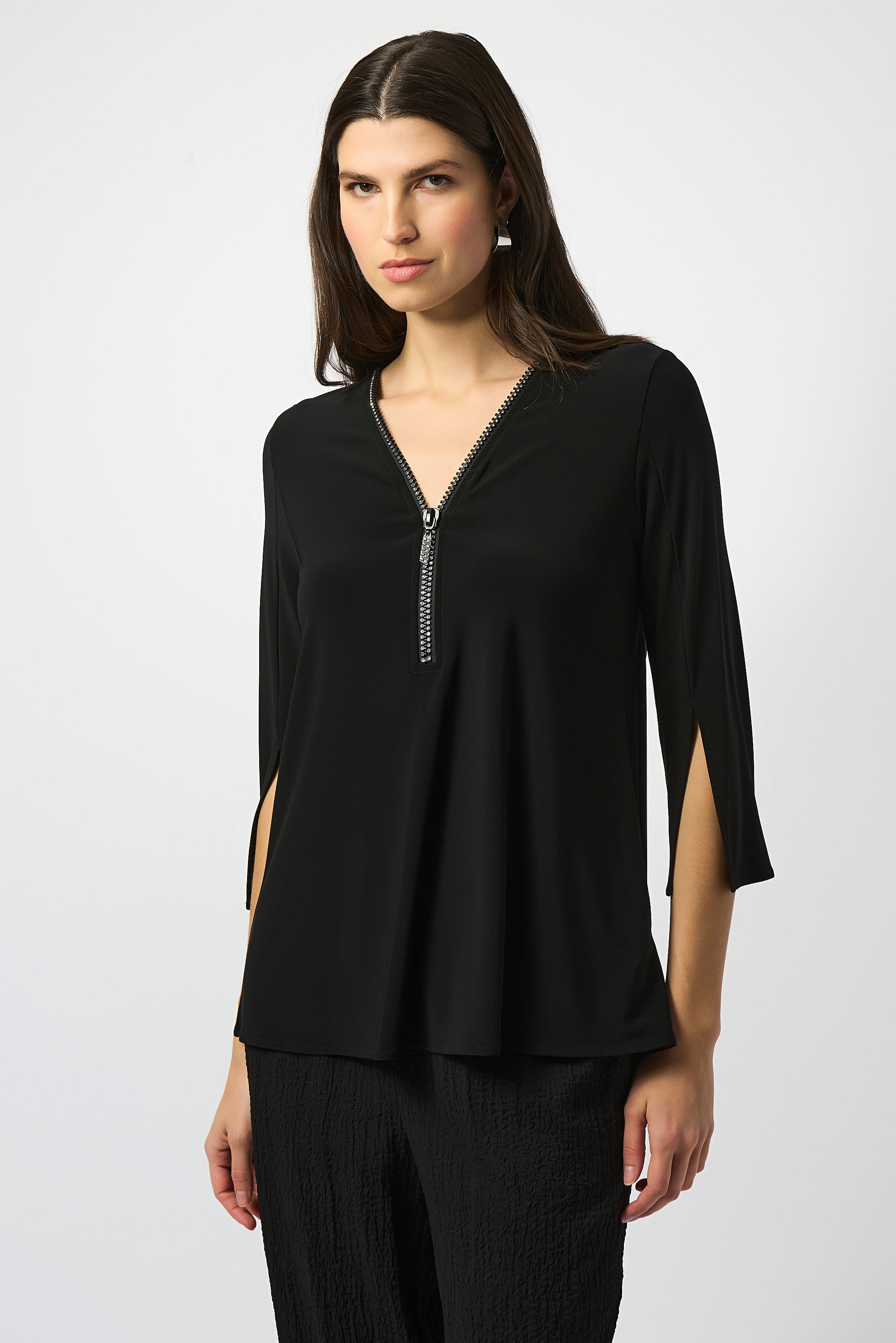 Silky Knit Fit and Flare Tunic