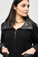 Joseph Ribkoff Sweater Knit Zipped Jacket-JR-243933