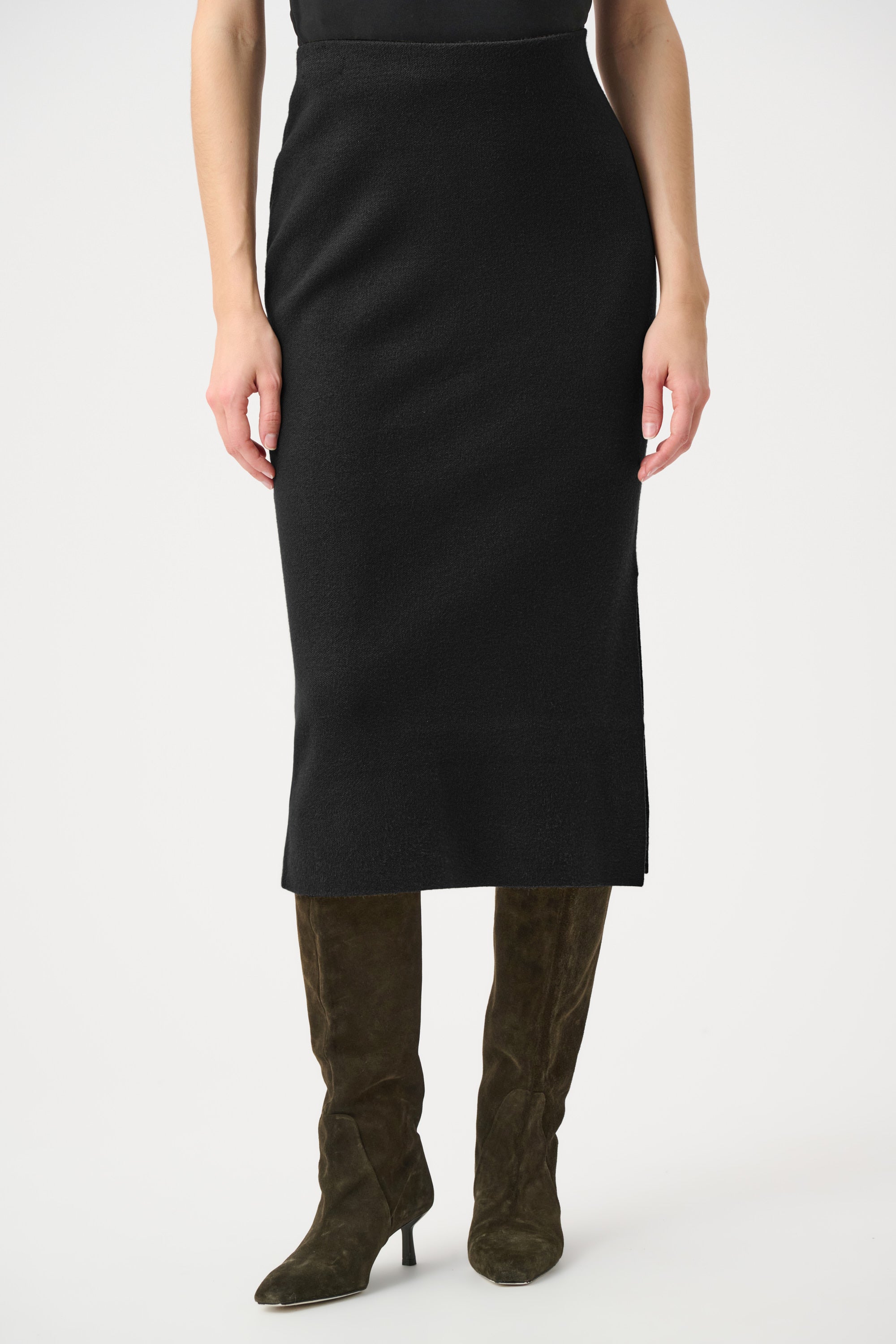 Sweater Knit Midi Skirt