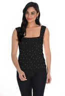 Frank Lyman Sleeveless Jeweled Pullover-FL-244604U