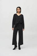 Joseph Ribkoff Sequined Sweater Knit Boxy Top-JR-244921