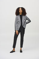 Joseph Ribkoff Leatherette Slim Fit Pull-On Pants-JR-244939
