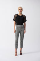 Joseph Ribkoff Silky Knit And Mesh Top-JR-251054
