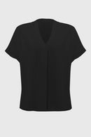 Joseph Ribkoff Textured Woven Straight Top Style 251087