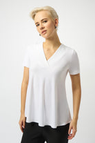 Silky Knit Flared Top
