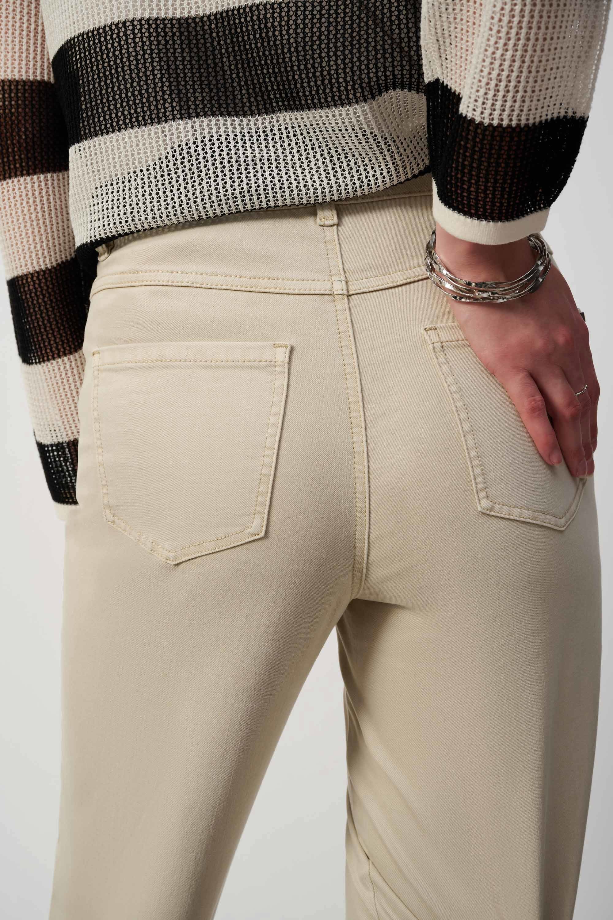 Claudia | Culotte Jeans With Embellished Front Seam-241903S25