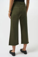 Claudia | Culotte Jeans With Embellished Front Seam-241903S25