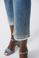 Joseph Ribkoff Straight Fit Crop Stretch Jeans Style 251956