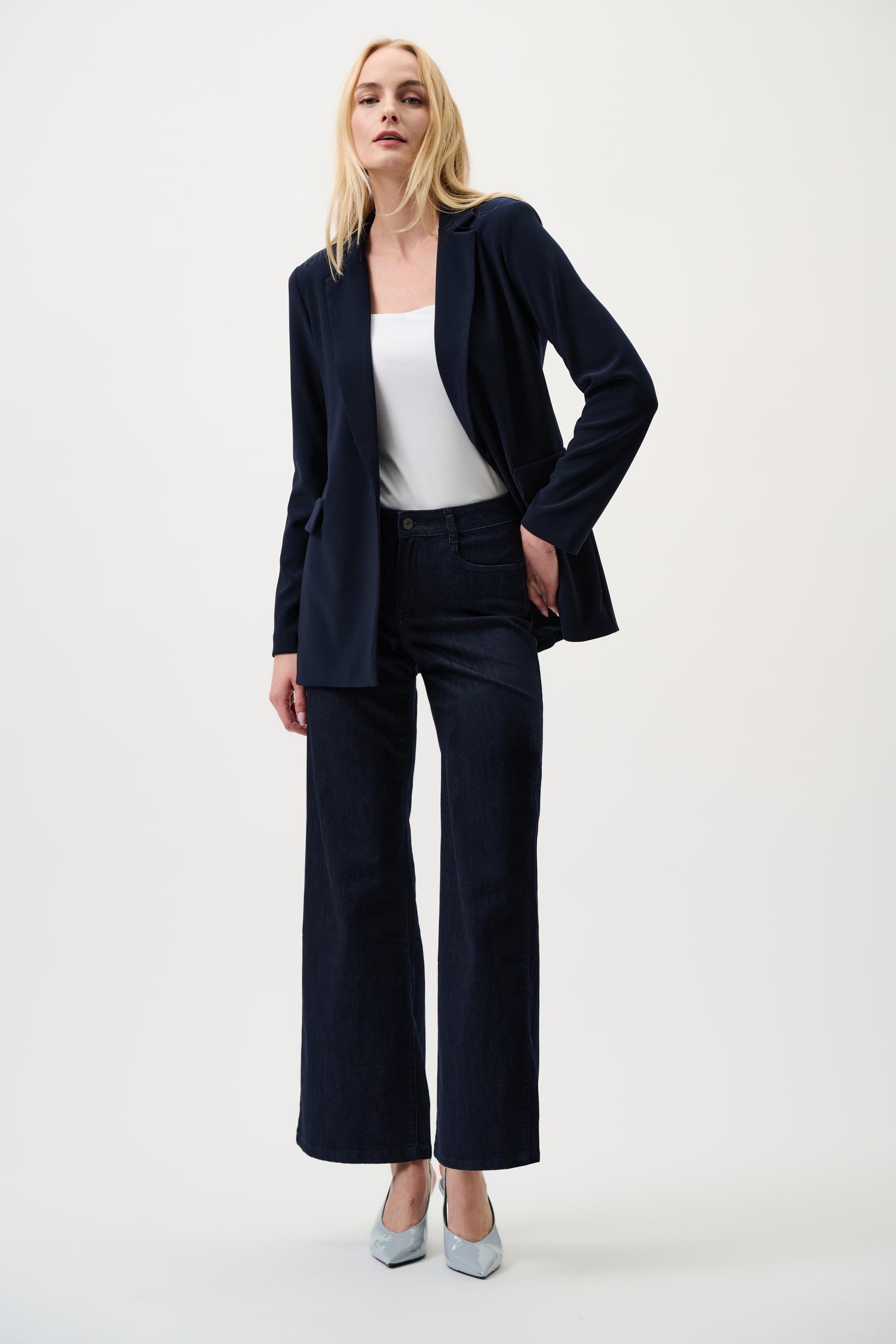 Goldie | Classic Wide-Leg Stretch Jeans