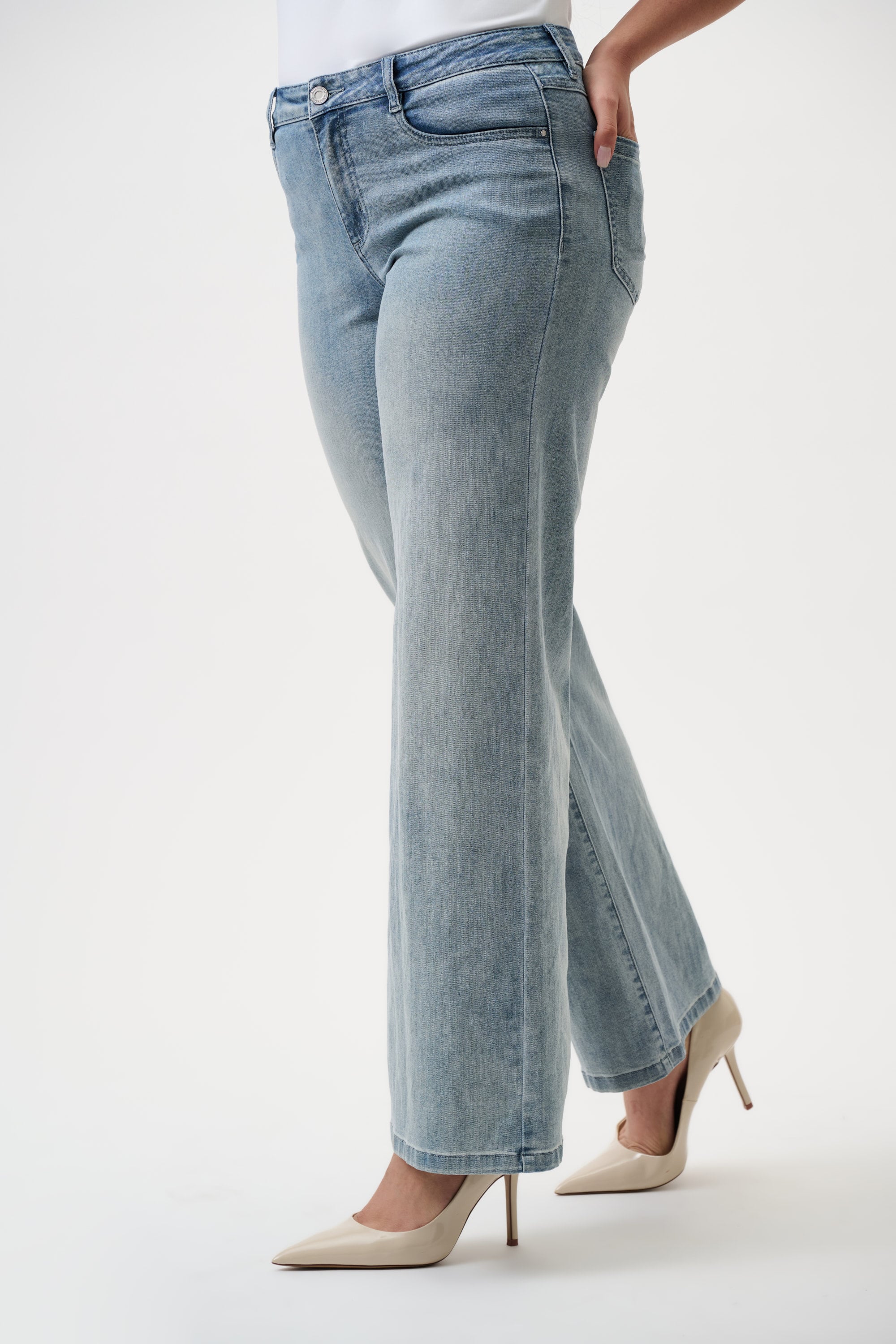 Goldie | Classic Wide-Leg Stretch Jeans