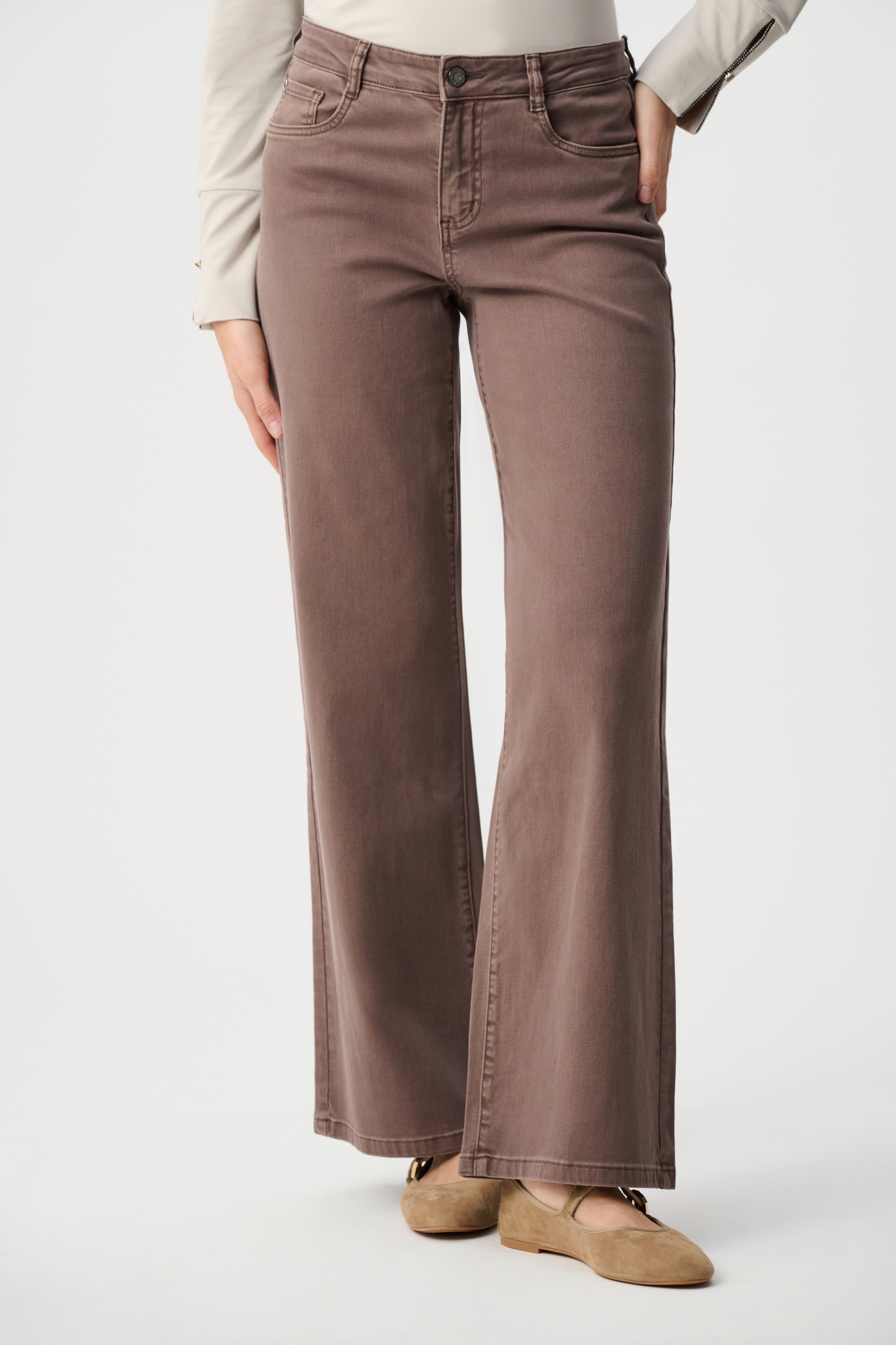 Goldie | Classic Wide-Leg Stretch Jeans
