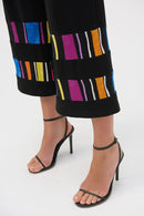 Joseph Ribkoff Silky Knit Stripe Print Culotte Pants-252051
