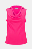 Eggshell Straight Cowl Neck Top 252061