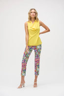 Eggshell Straight Cowl Neck Top 252061