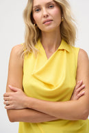 Eggshell Straight Cowl Neck Top 252061