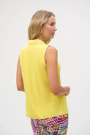 Eggshell Straight Cowl Neck Top 252061