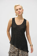 Chiffon Animal Print Reversible A-Line Tunic-252155
