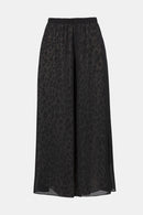 Chiffon Animal Print Reversible Culotte Pants-252156