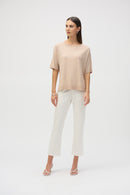 Joseph RIbkoff Sweater Knit Elbow Sleeve Pullover- JR-252906