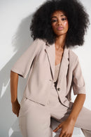 Metallic Knitted Camisole with Rhinestones-252915