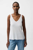 Joseph Ribkoff Metallic Knitted Camisole with Rhinestones-252915S26