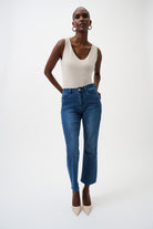 Margot | Classic Straight Leg Stretch Jeans