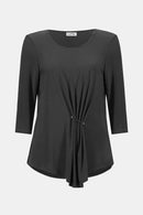 Joseph Ribkoff Silky Knit Asymmetrical Tunic-253027