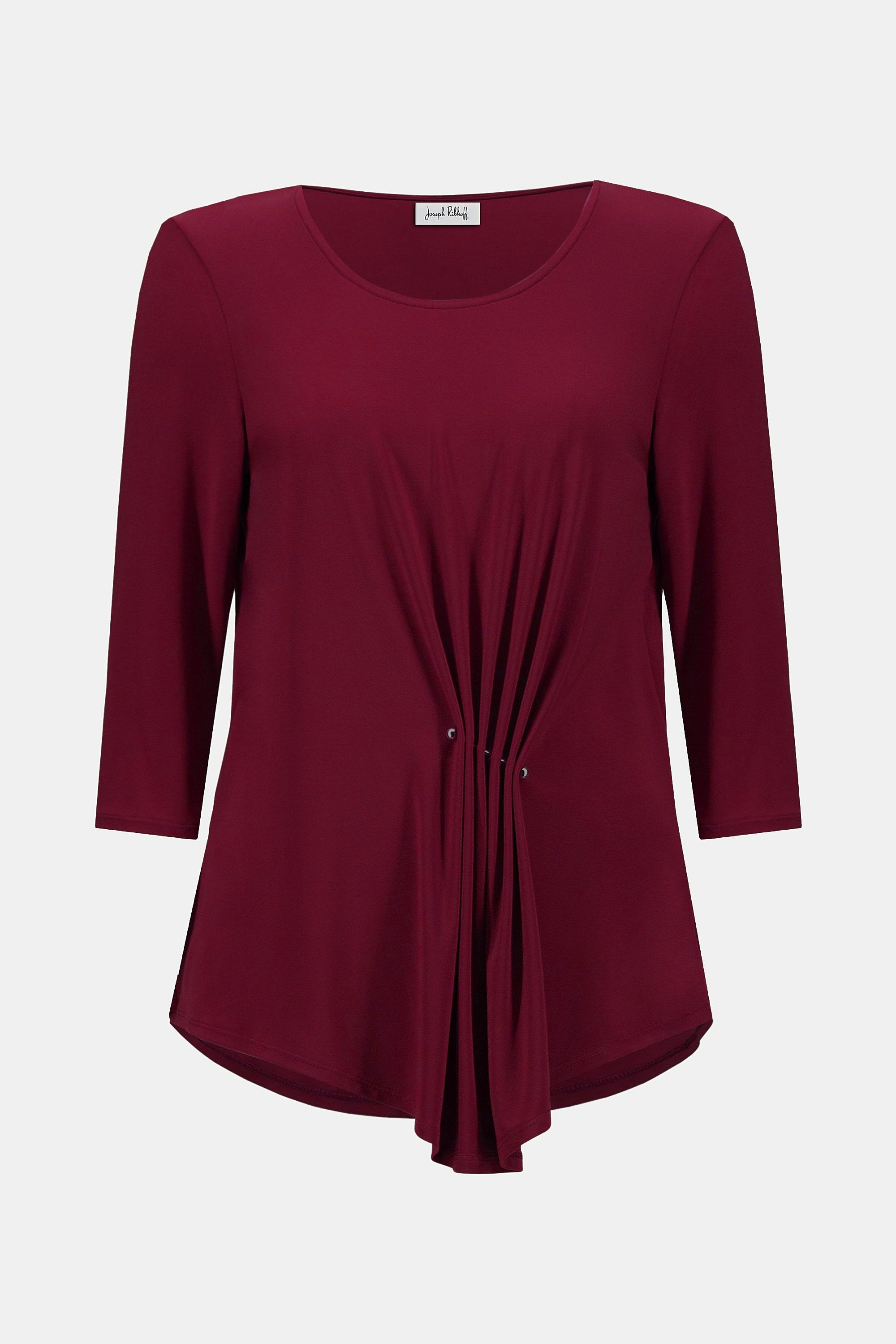 Joseph Ribkoff Silky Knit Asymmetrical Tunic-253027