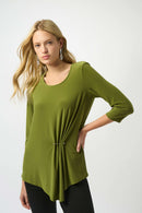 Joseph Ribkoff Silky Knit Asymmetrical Tunic-253027