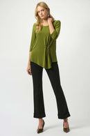 Joseph Ribkoff Silky Knit Asymmetrical Tunic-253027