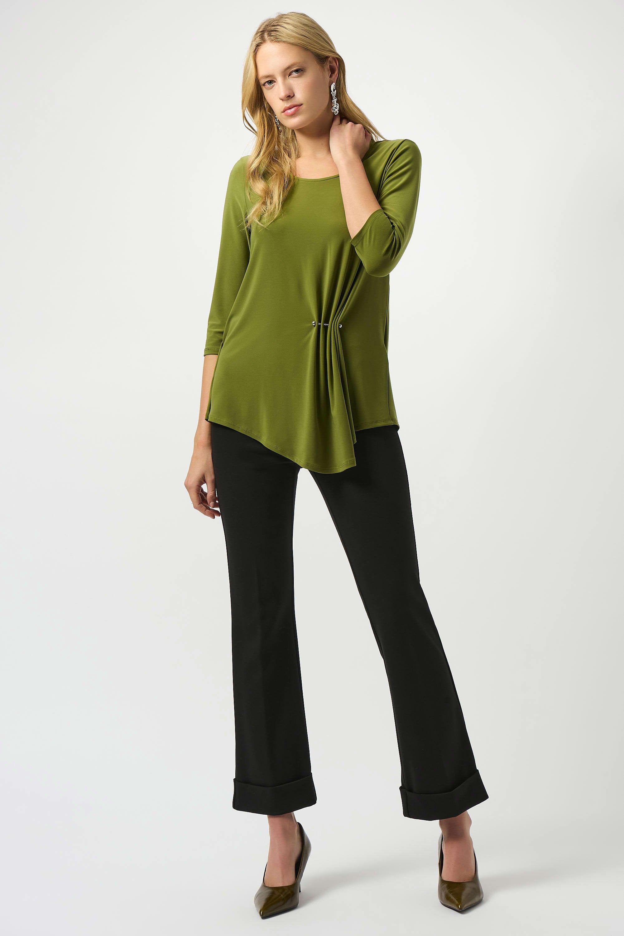 Joseph Ribkoff Silky Knit Asymmetrical Tunic-253027