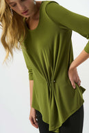 Joseph Ribkoff Silky Knit Asymmetrical Tunic-253027