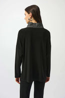 Joseph Ribkoff Silky Knit & Novelty Boxy Top-253052