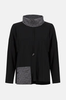 Joseph Ribkoff Silky Knit & Novelty Boxy Top-253052