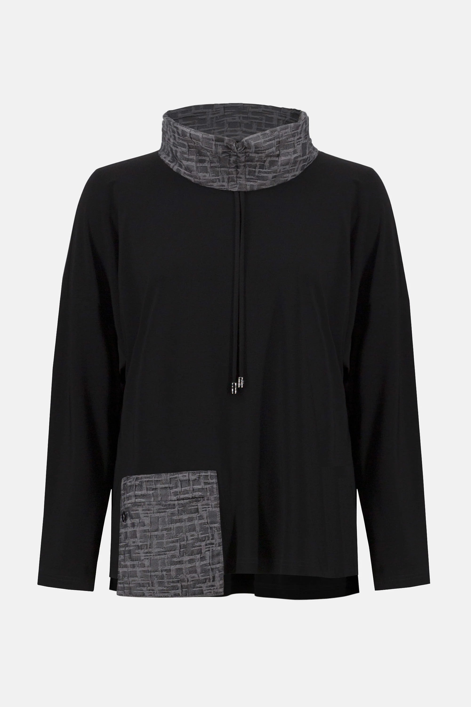 Joseph Ribkoff Silky Knit & Novelty Boxy Top-253052