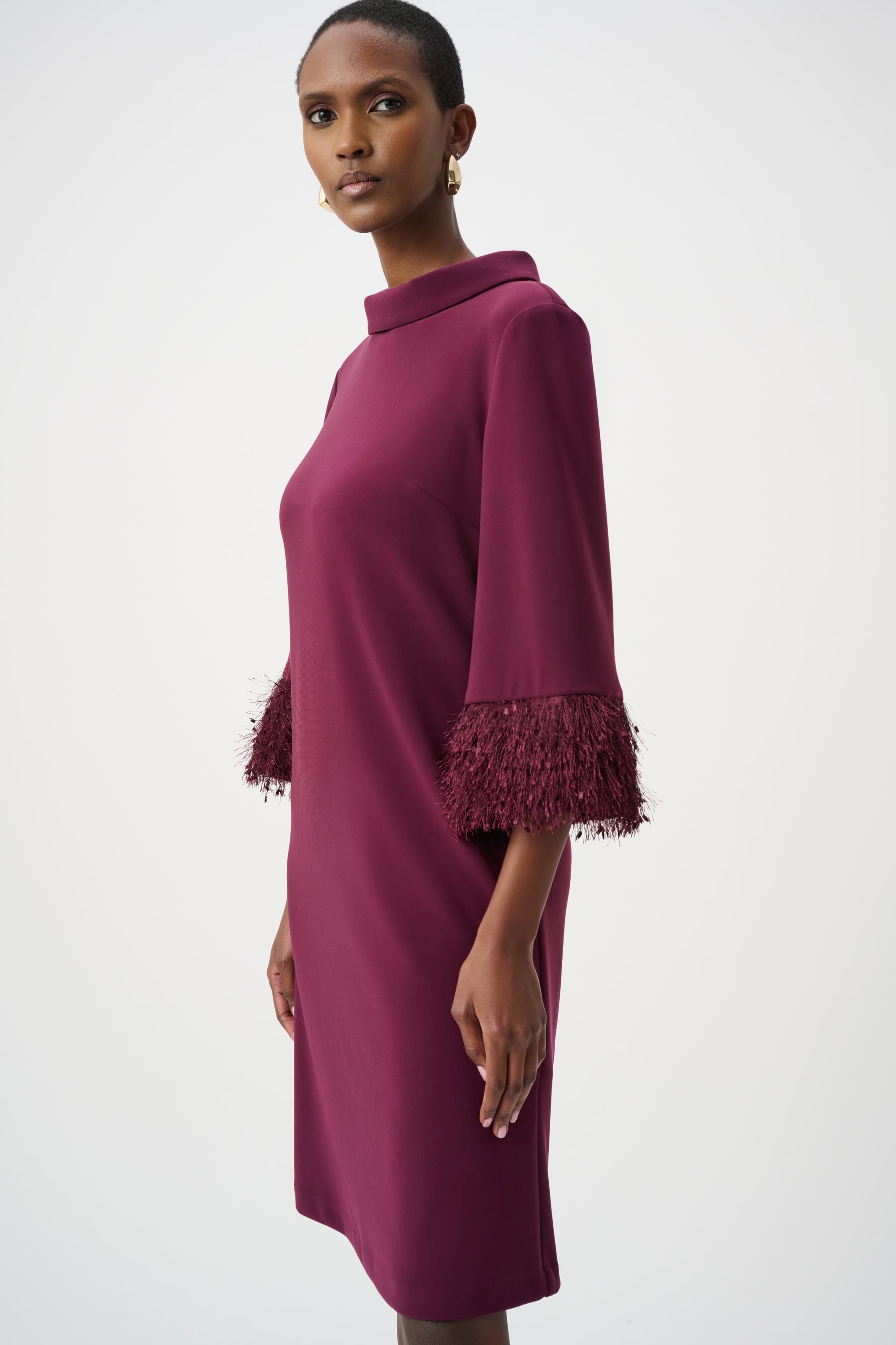 Silky Knit & Novelty A-Line Dress