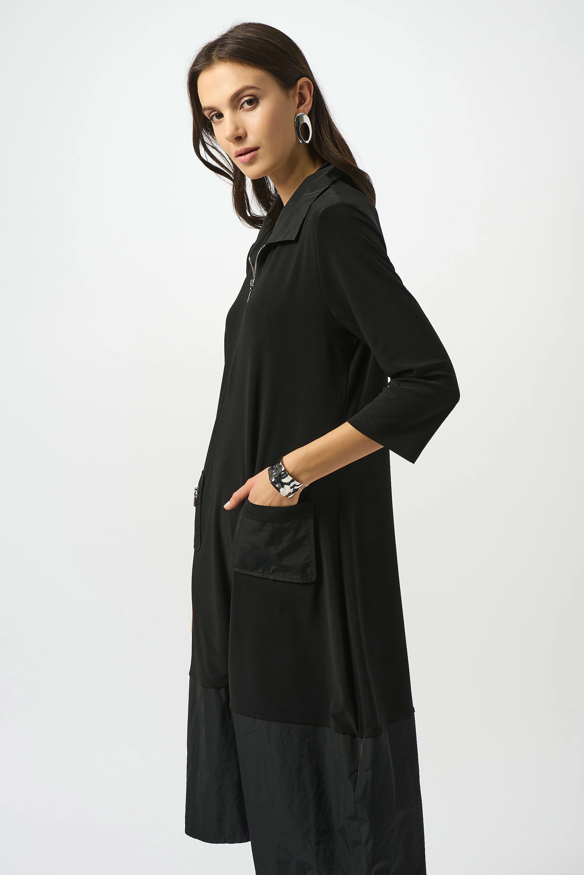 Joseph Ribkoff Silky Knit & Memory Cocoon Dress-253066
