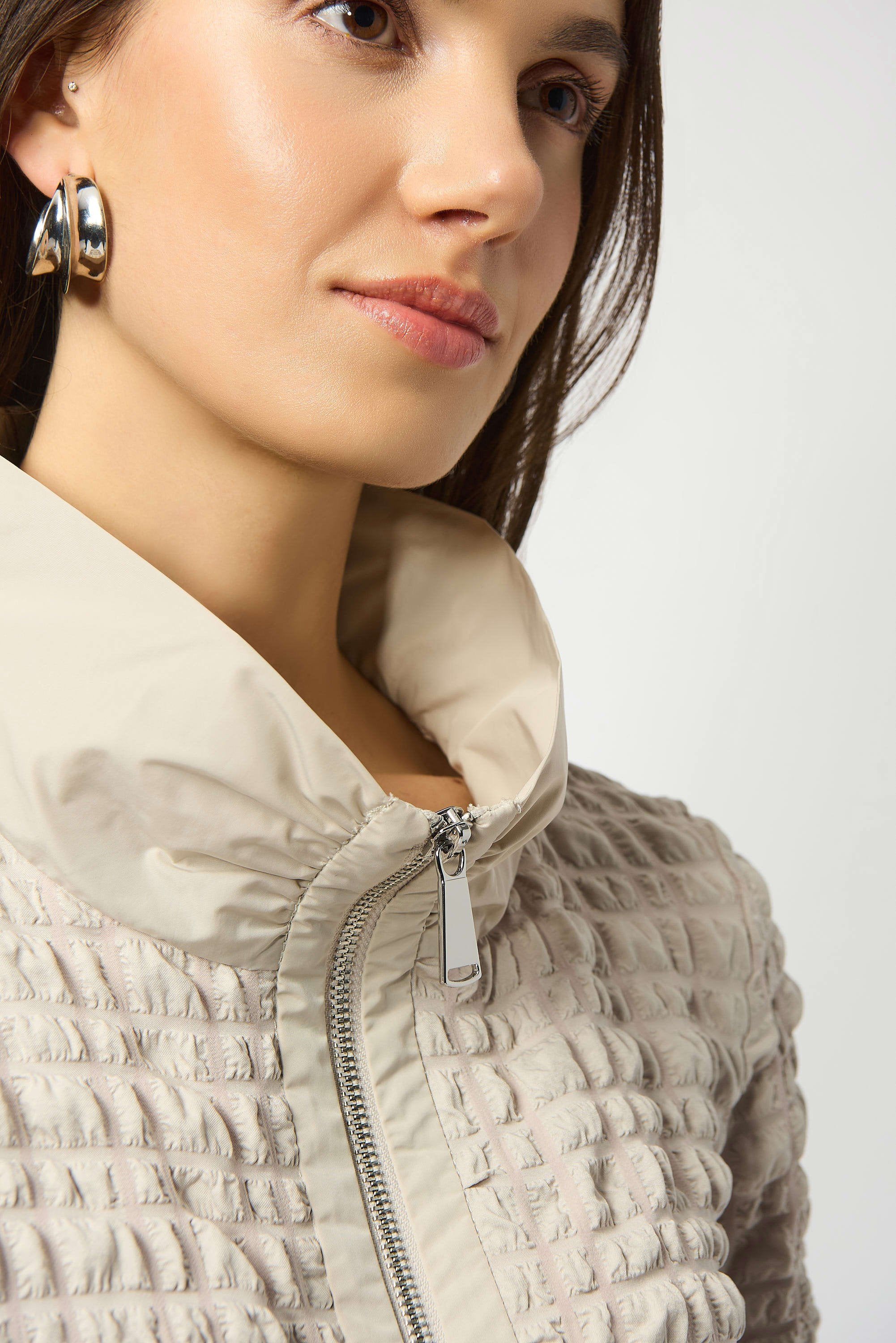 Joseph Ribkoff Bubble Jacquard A-Line Top-253070